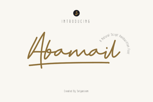 Abamail: A Handwritten Font for Polished Branding