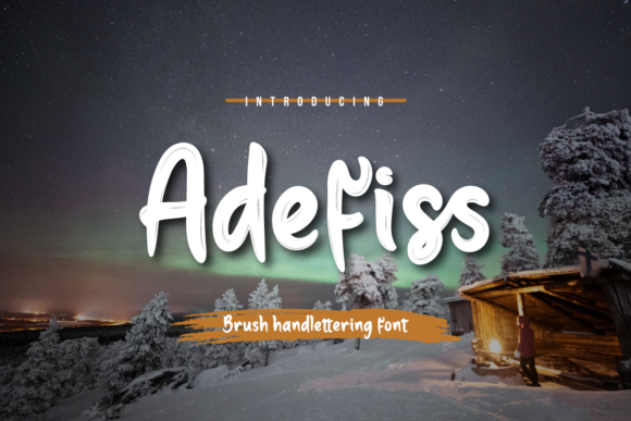 Adefiss: A Handwritten Font for Creative Campaigns