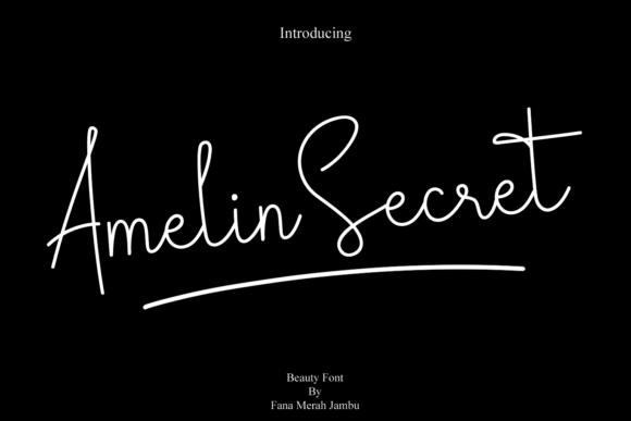 Amelin Secret Review: A Script Font for Real Work