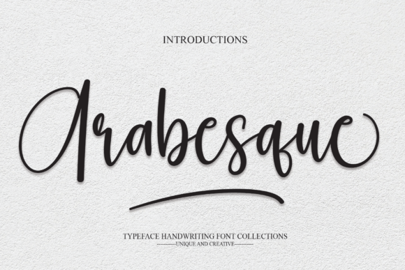 Arabesque: A Stylish Font for Campaign Design