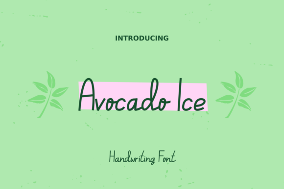 Avocado Ice: A Script Font for Web Design
