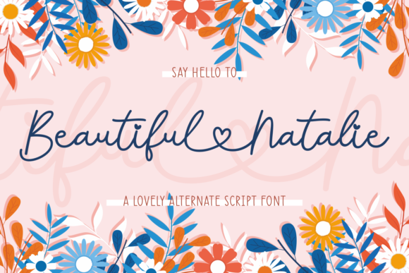 Beautiful Natalie Font for Web Design