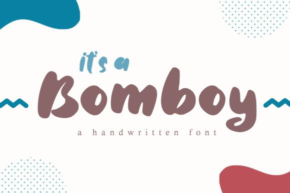 Bomboy: A Sweet Script Font for Craft Creators