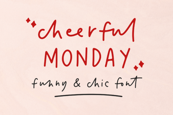 Cheerful Monday Font Review