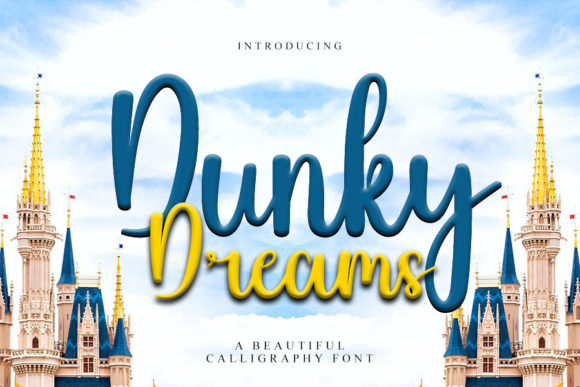 Dunky Dreams Font: Modern Typography with a Handwritten Edge