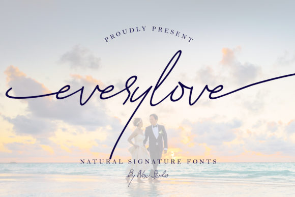 Everylove Font: Timeless Handwritten Style