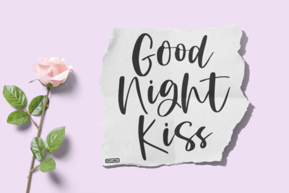 Good Night Kiss Font Review
