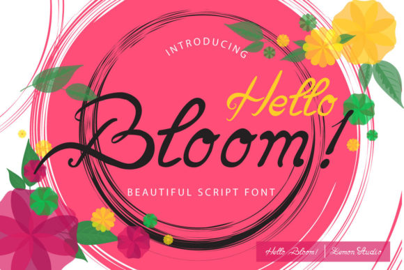 Hello Bloom: A Fresh Font for Your Brand