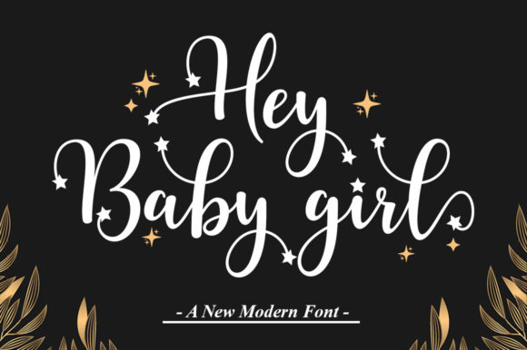 Hey Baby Girl Font for Elegant Branding