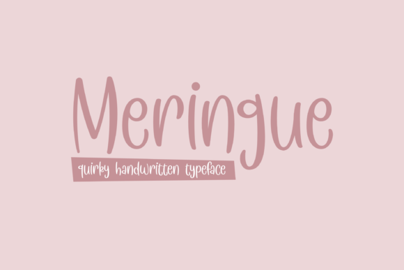 Meringue Font: Quirky Script for Creative Projects