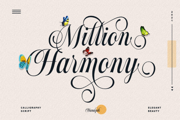 Million Harmony Font Review
