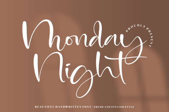 Monday Night Font for Web Design