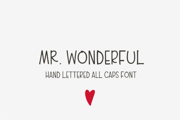 Mr. Wonderful: A Font That Adds Personality