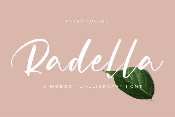 Radella: A Stylish Script Font for Digital Marketing