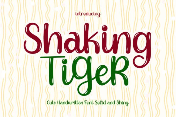 Shaking Tiger: A Playful Font for Creative Projects