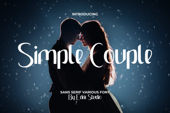 Simple Couple Font for Creative Projects