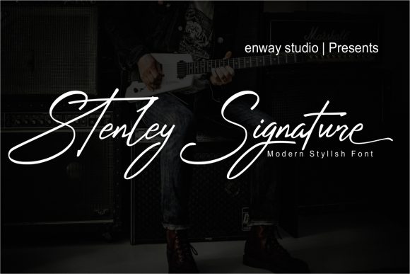 Stenley Signature: Elegant Script Font