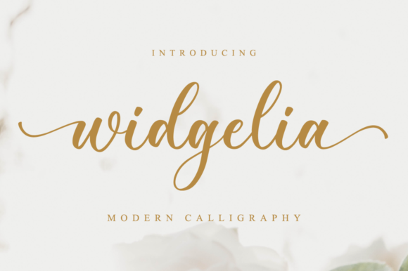 Widgelia: A Luxurious Handwritten Font